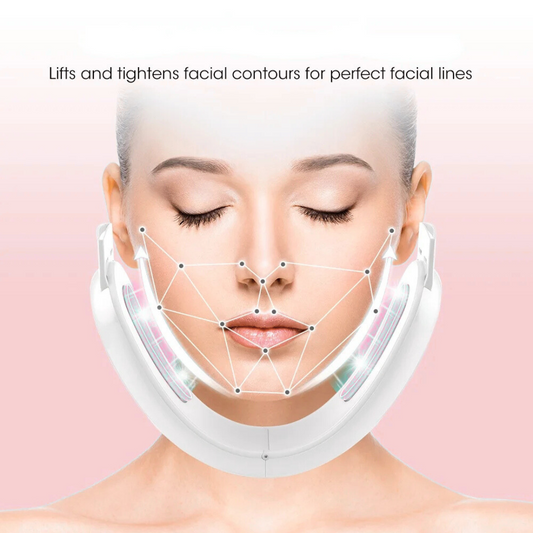 GLOWSLIM PRO – Advanced V-Line Beauty Device with AcuCare EMS Patches | Face Lifting, Slimming & Skin Firming for Face & Body