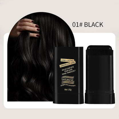 Upgraded 2-in-1 Premium Instant Hair Coloring Comb | Long-Lasting Hair Dye Stick for Gray Coverage & Natural Look