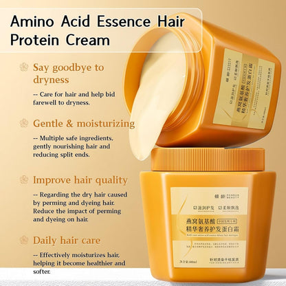Authentic Amino Acid Protein Hair Mask – Instantly Revive Damaged Hair, Restore Strength & Lasting Shine