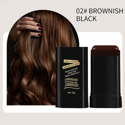 Upgraded 2-in-1 Premium Instant Hair Coloring Comb | Long-Lasting Hair Dye Stick for Gray Coverage & Natural Look