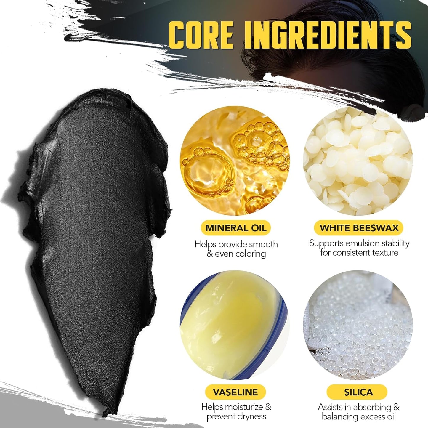 Upgraded 2-in-1 Premium Instant Hair Coloring Comb | Long-Lasting Hair Dye Stick for Gray Coverage & Natural Look