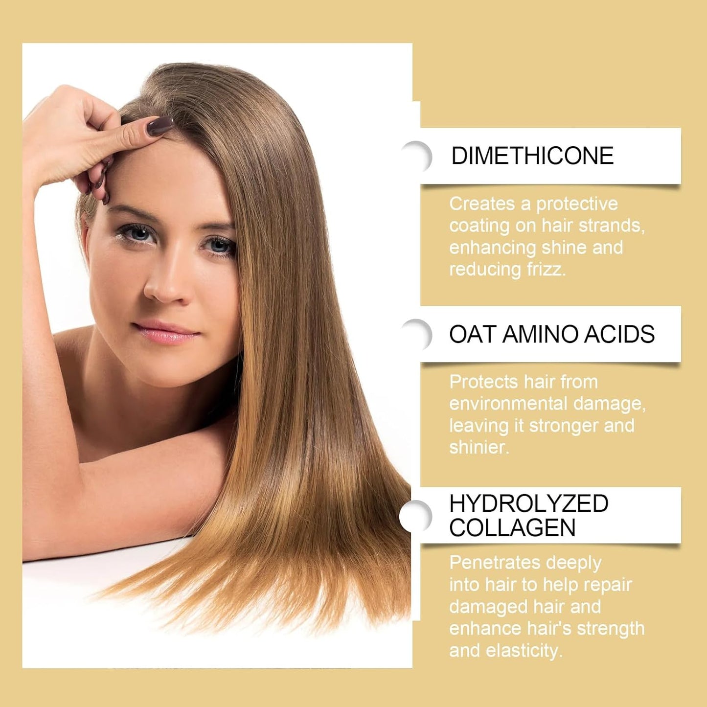Authentic Amino Acid Protein Hair Mask – Instantly Revive Damaged Hair, Restore Strength & Lasting Shine