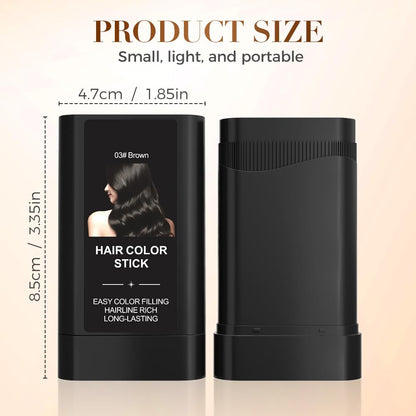 Upgraded 2-in-1 Premium Instant Hair Coloring Comb | Long-Lasting Hair Dye Stick for Gray Coverage & Natural Look