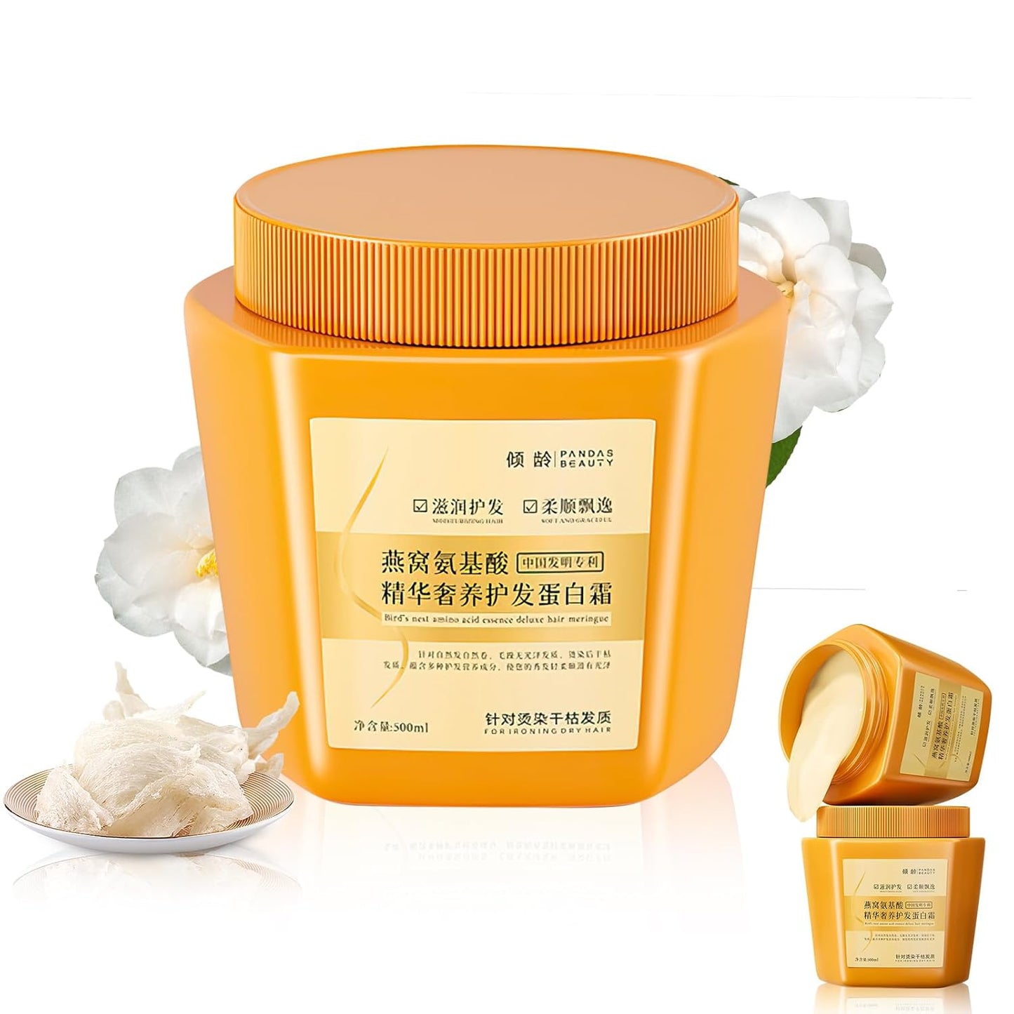 Authentic Amino Acid Protein Hair Mask – Instantly Revive Damaged Hair, Restore Strength & Lasting Shine