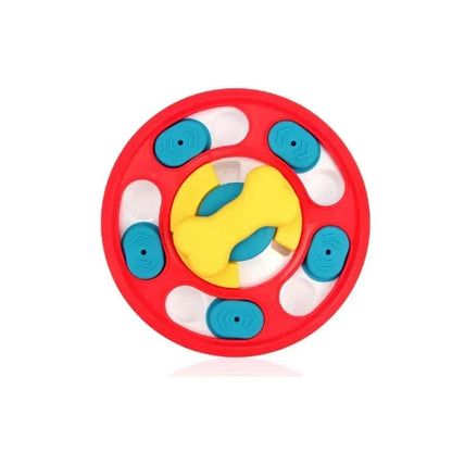 Interactive Slow Feeder Dog & Cat Puzzle Bowl – Non-Slip IQ Training Food Dispenser