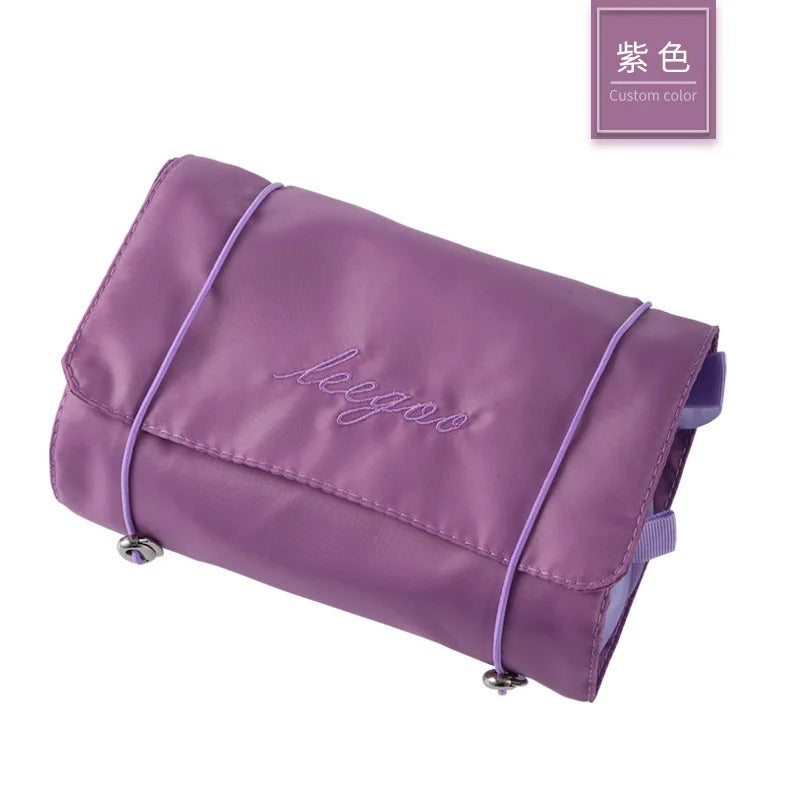 4 In 1 Detachable Makeup Bag – Large Capacity Foldable Cosmetic Pouch for Travel & Storage
