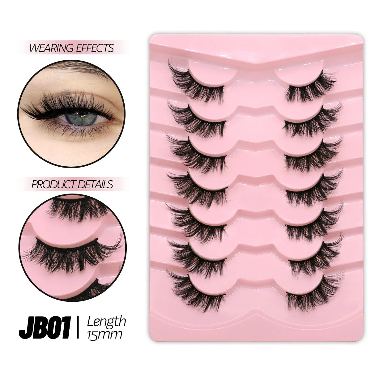 Half Eyelashes Kit – Natural, Lightweight, and Cruelty-Free