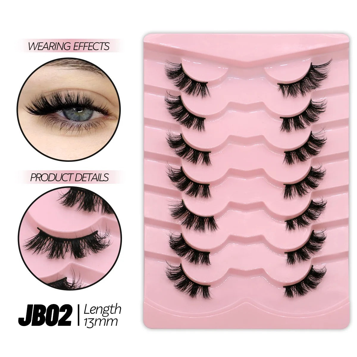 Half Eyelashes Kit – Natural, Lightweight, and Cruelty-Free