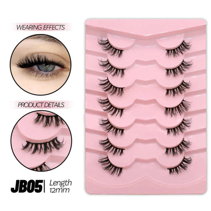 Half Eyelashes Kit – Natural, Lightweight, and Cruelty-Free