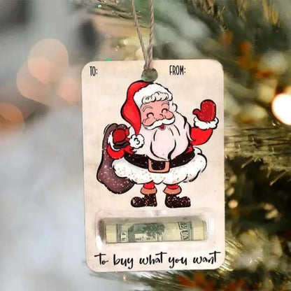 Wooden Christmas Money Holders