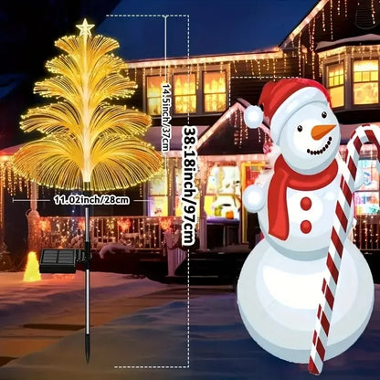 Seven Colors Gradient Solar Christmas Tree Light