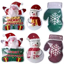 100pcs Christmas Plastic Bag For Tree Candy