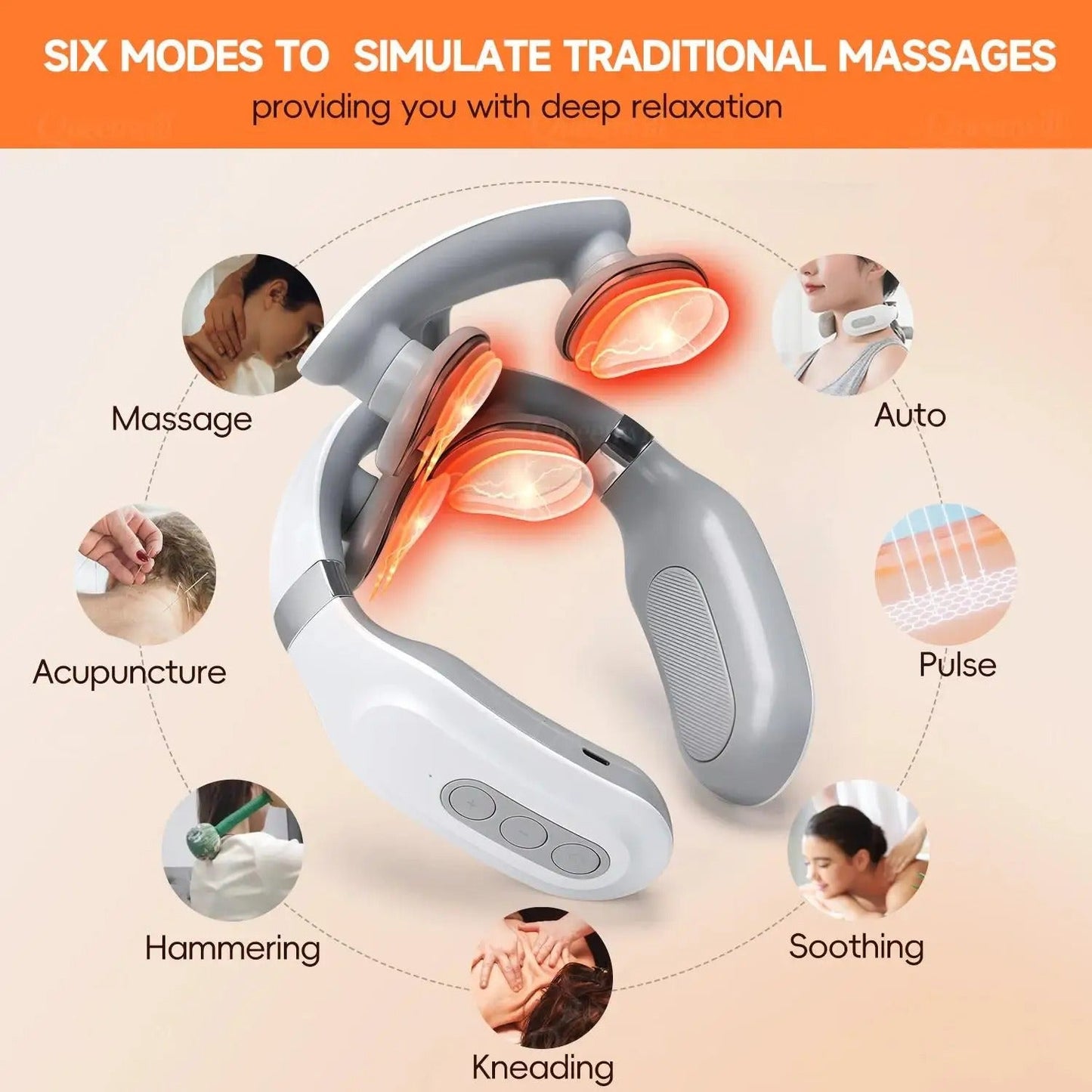 Electric Neck & shoulder Massager with TENS Therapy