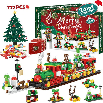 24 in 1 Christmas DIY train