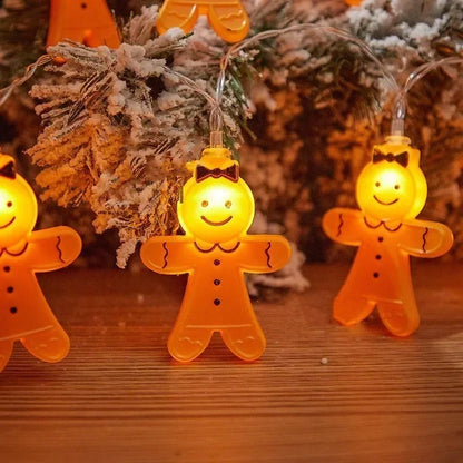Gingerbread Man String Lights