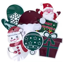 100pcs Christmas Plastic Bag For Tree Candy