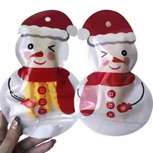 100pcs Christmas Plastic Bag For Tree Candy