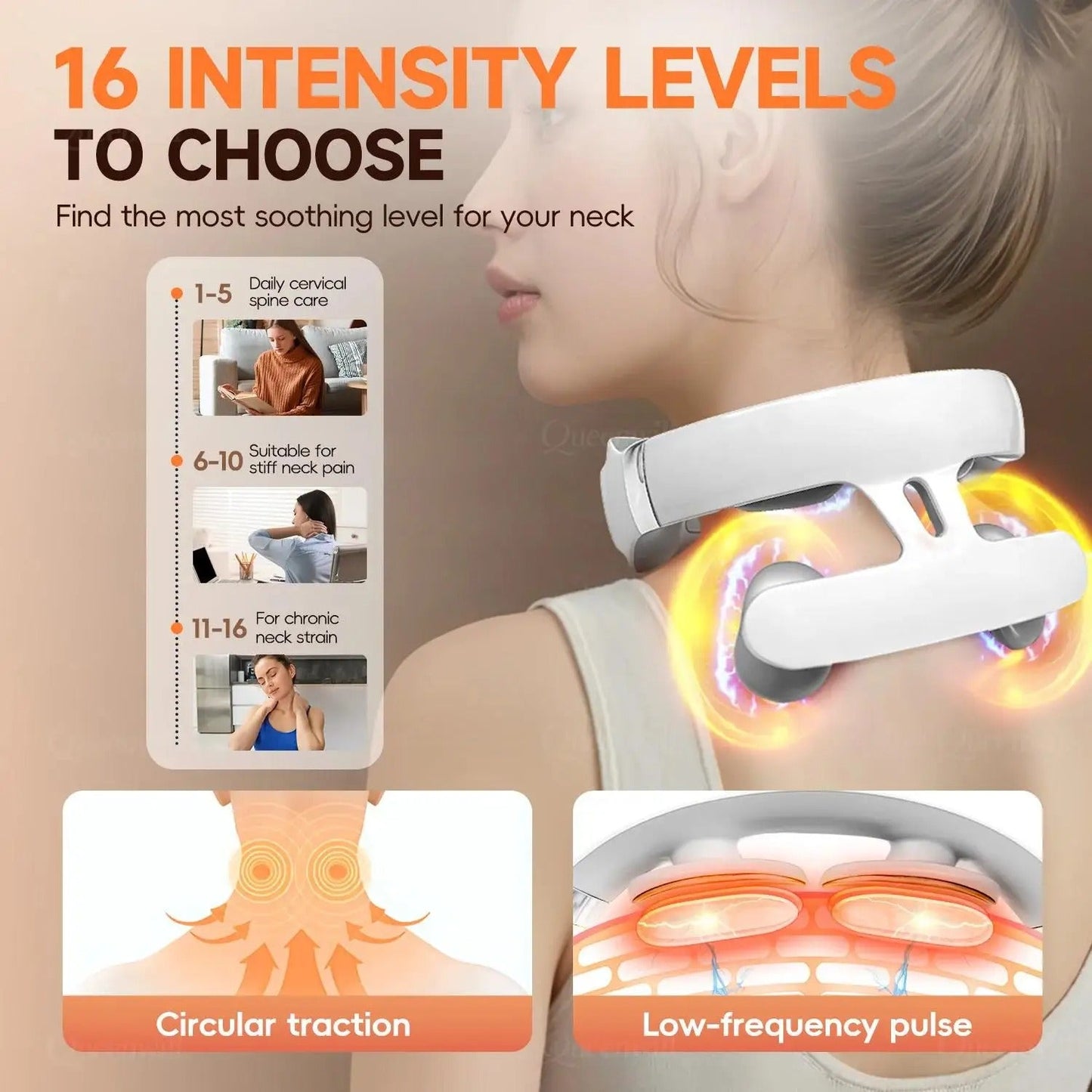 Electric Neck & shoulder Massager with TENS Therapy