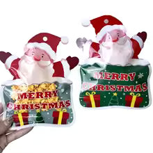 100pcs Christmas Plastic Bag For Tree Candy
