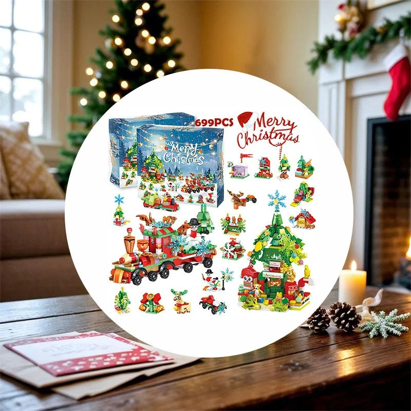 24 in 1 Christmas DIY train