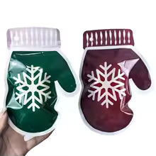 100pcs Christmas Plastic Bag For Tree Candy