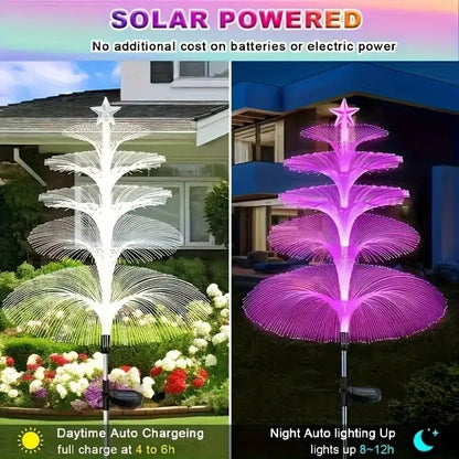 Seven Colors Gradient Solar Christmas Tree Light