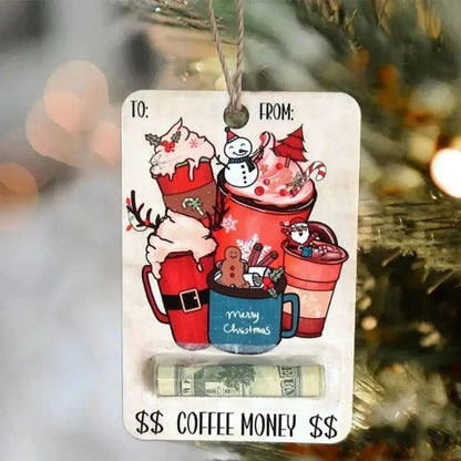 Wooden Christmas Money Holders