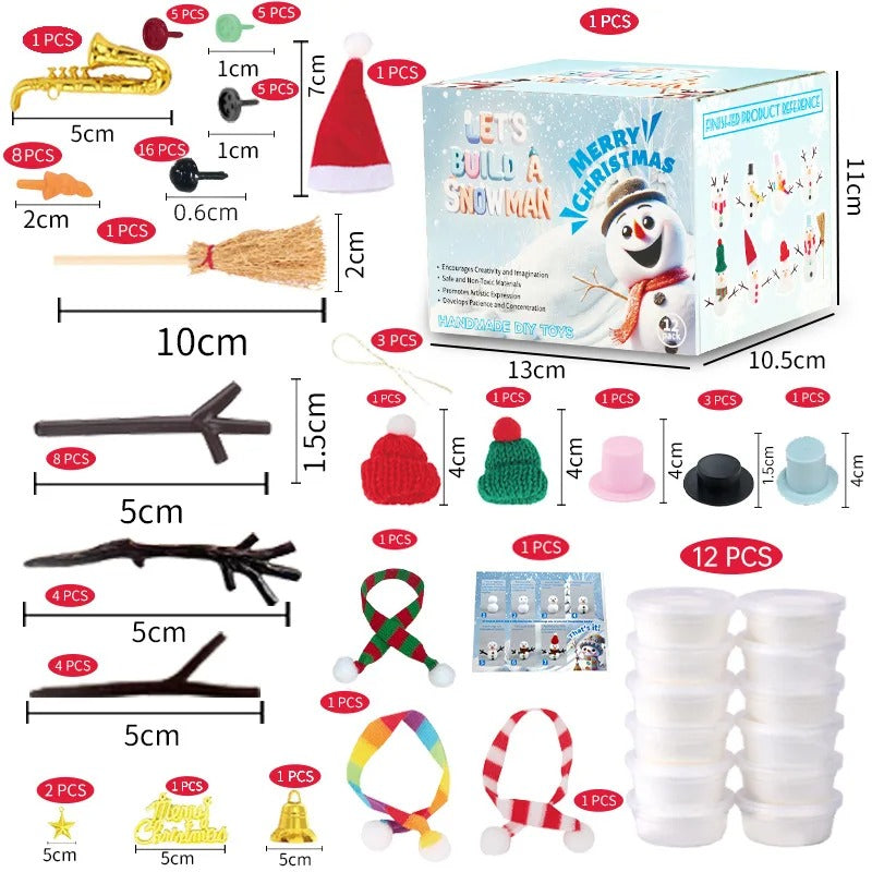Santa Claus Clay Kit Set