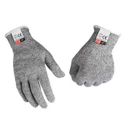 Anti-Cut Resistant Gloves – Level 5 Food-Grade Safety Gloves for Kitchen, Gardening & Industrial Use
