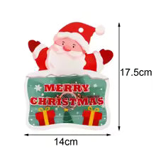 100pcs Christmas Plastic Bag For Tree Candy