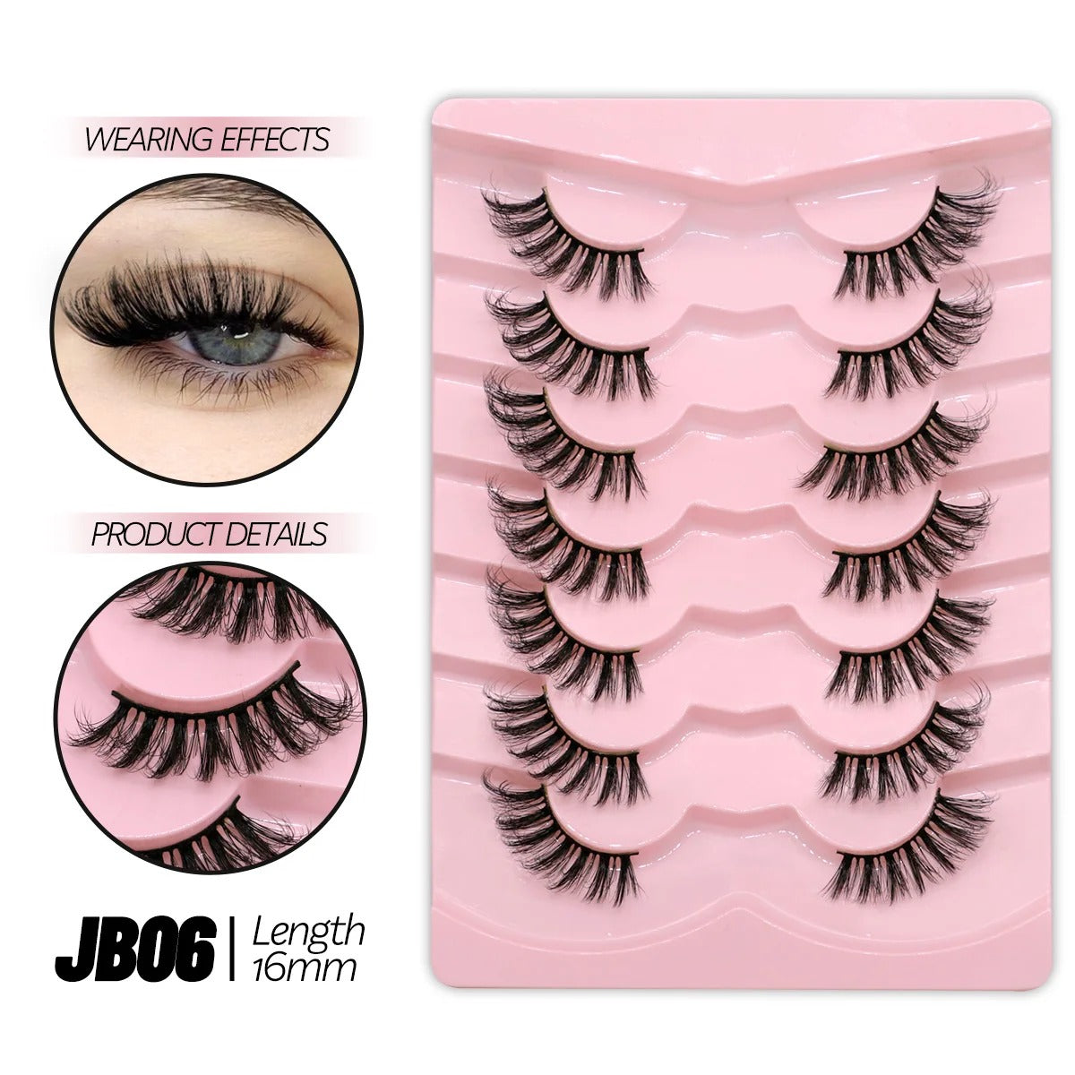 Half Eyelashes Kit – Natural, Lightweight, and Cruelty-Free