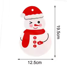 100pcs Christmas Plastic Bag For Tree Candy