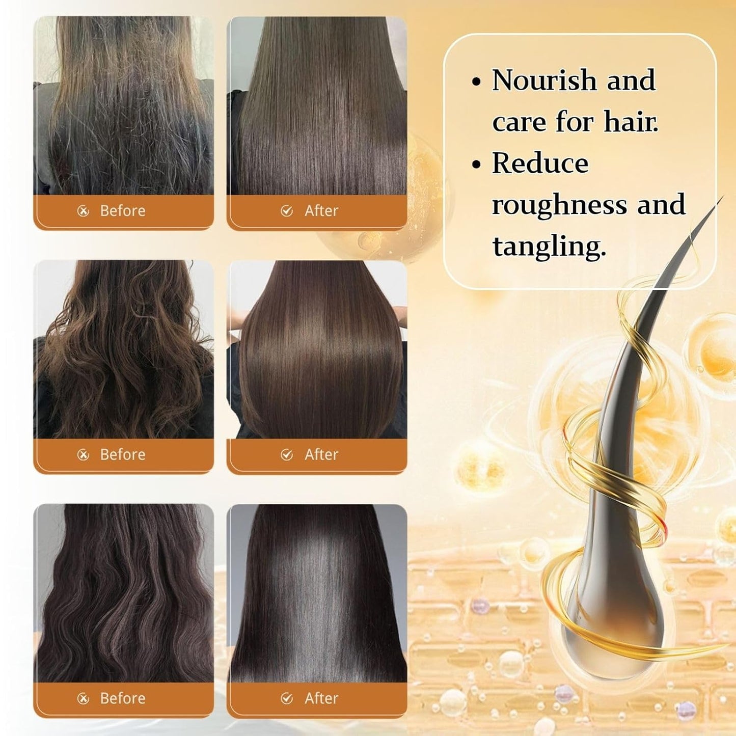 Authentic Amino Acid Protein Hair Mask – Instantly Revive Damaged Hair, Restore Strength & Lasting Shine