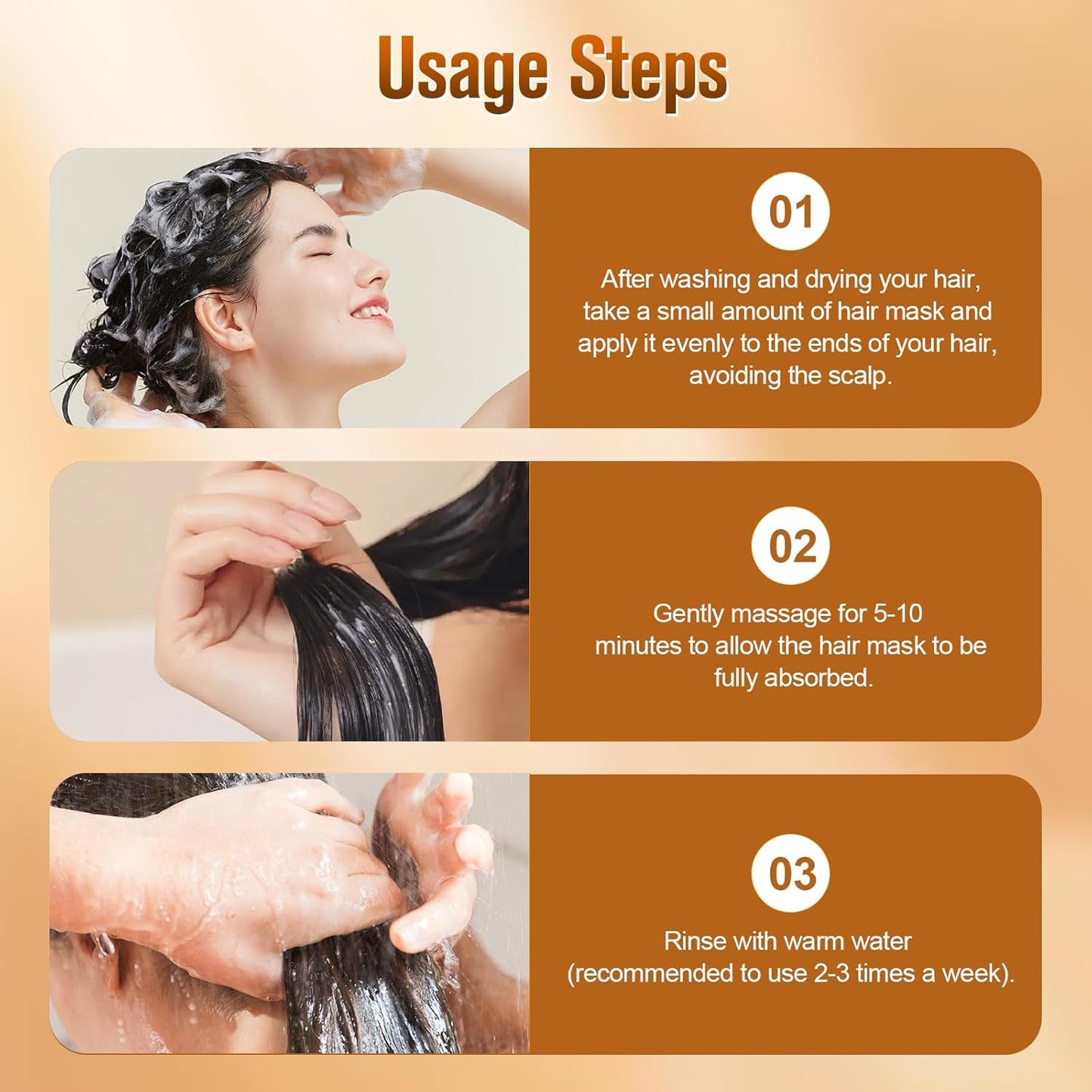 Authentic Amino Acid Protein Hair Mask – Instantly Revive Damaged Hair, Restore Strength & Lasting Shine